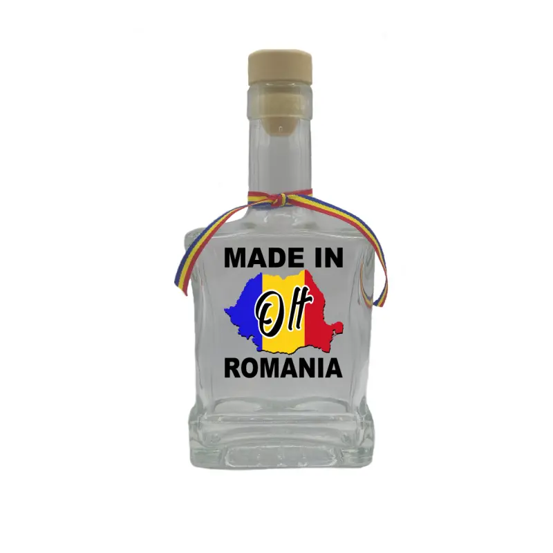 Made in olt romania, sticla cu mesaj plata, 500 ml, model divgs179 06 24